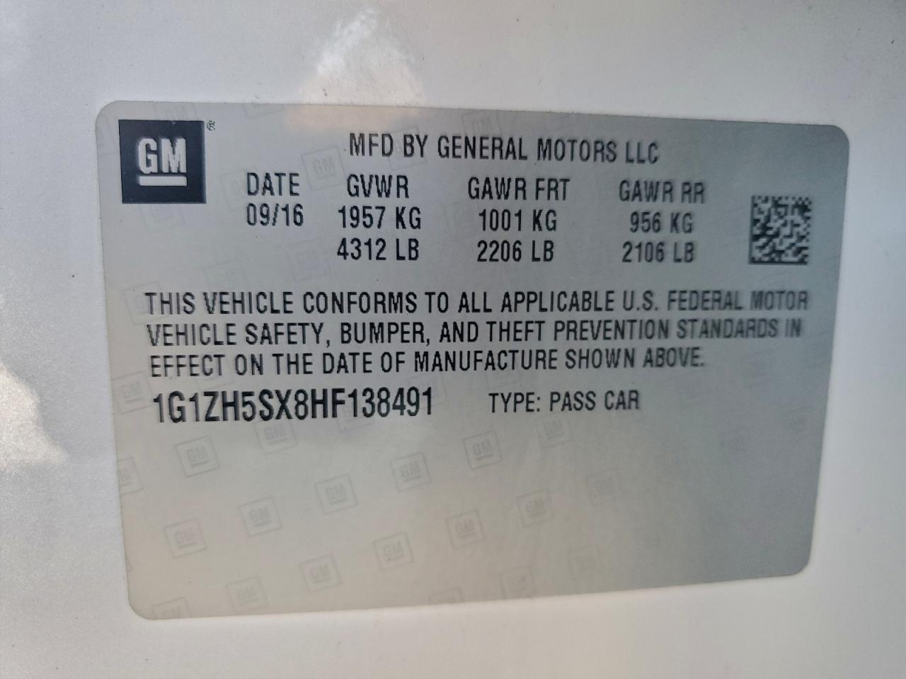 2017 Chevrolet Malibu Premier
