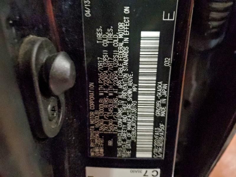 2013 Toyota 4runner SR5