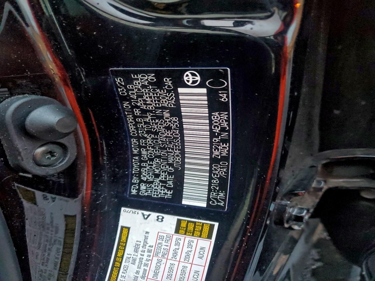 2025 Toyota Corolla le