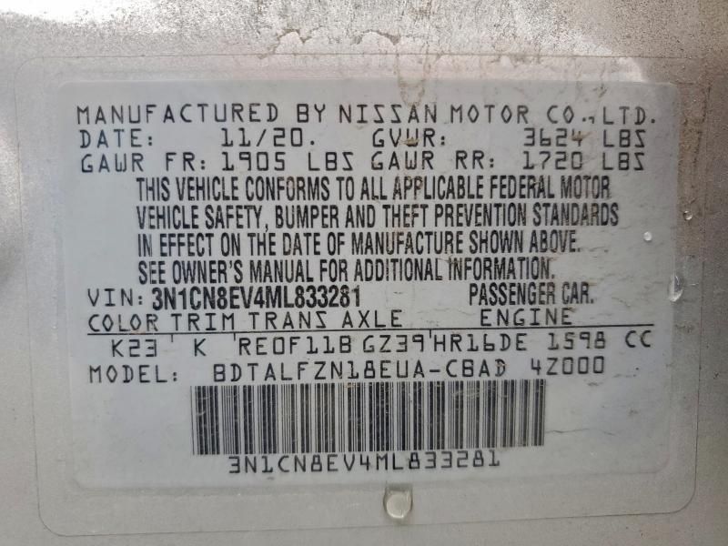 2021 Nissan Versa sv