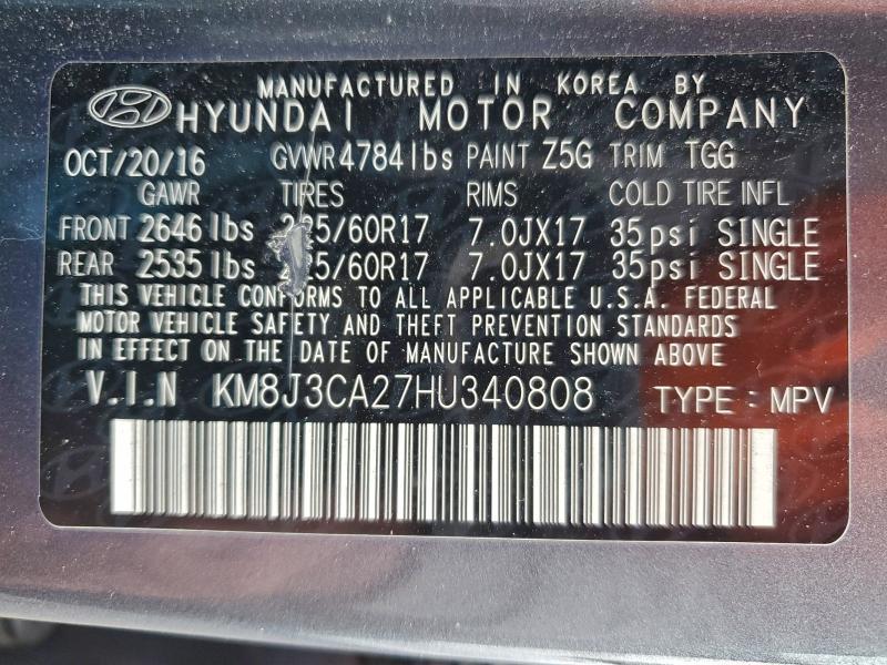 2017 Hyundai Tucson Limited