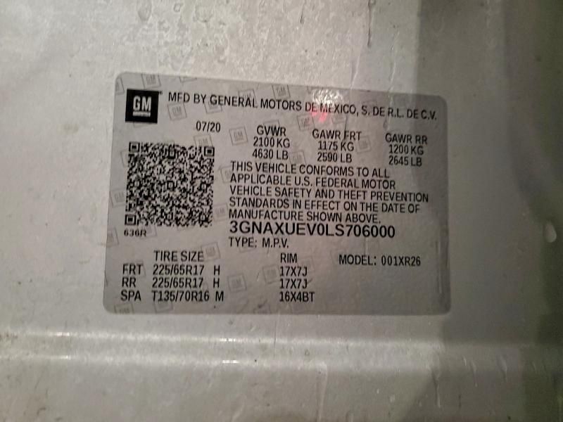 2020 Chevrolet Equinox lt