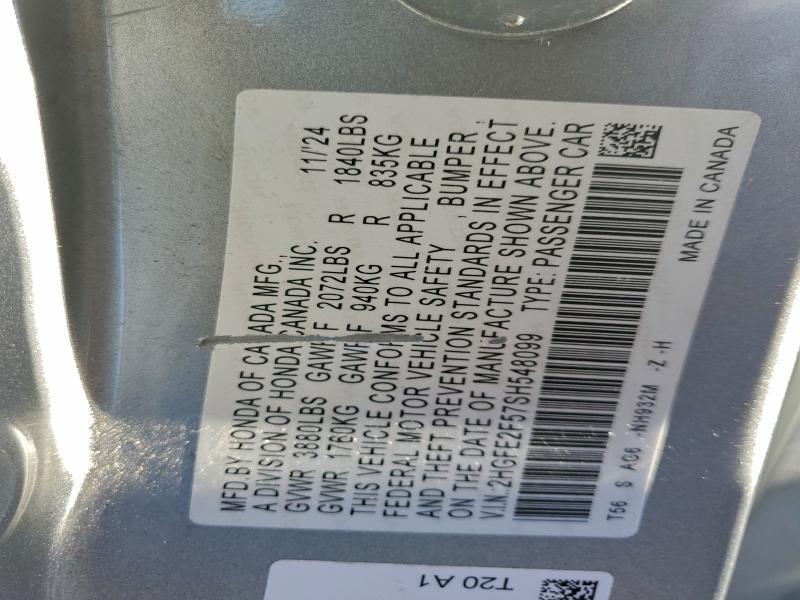 2025 Honda Civic Sport