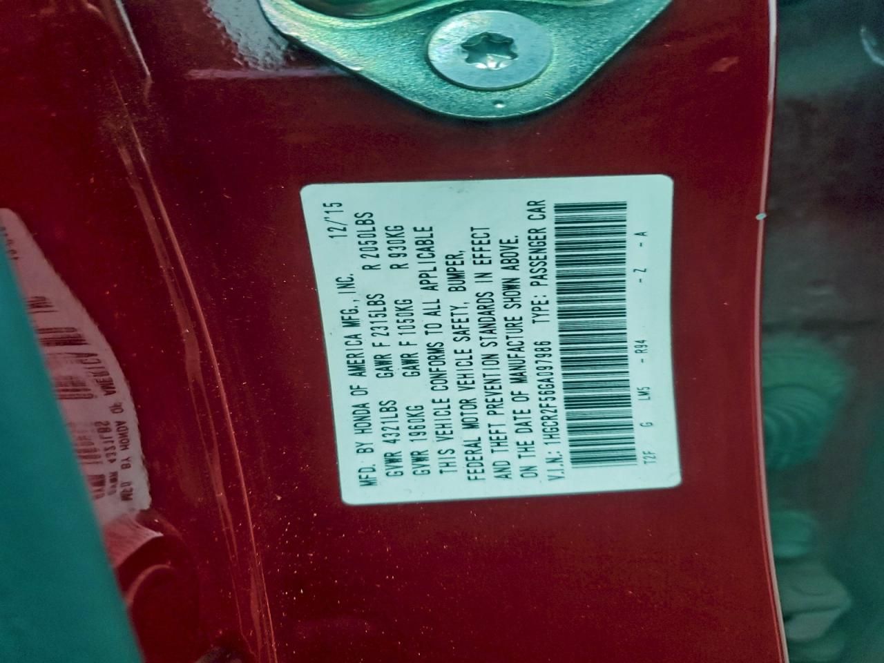 2016 Honda Accord Sport