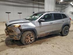 Jeep Cherokee salvage cars for sale: 2017 Jeep Cherokee Trailhawk