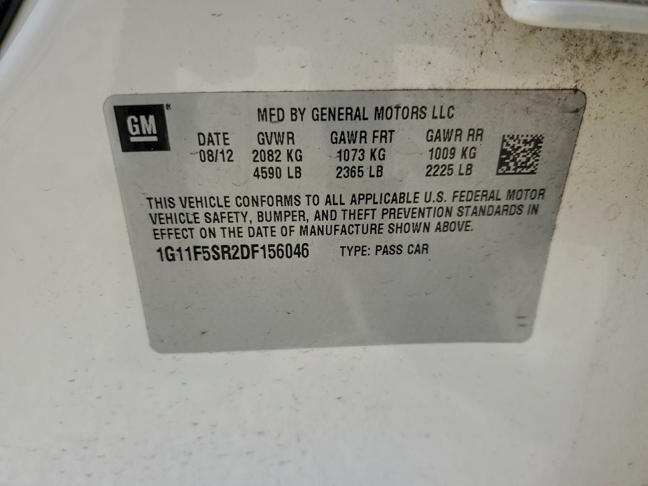 2013 Chevrolet Malibu 2LT