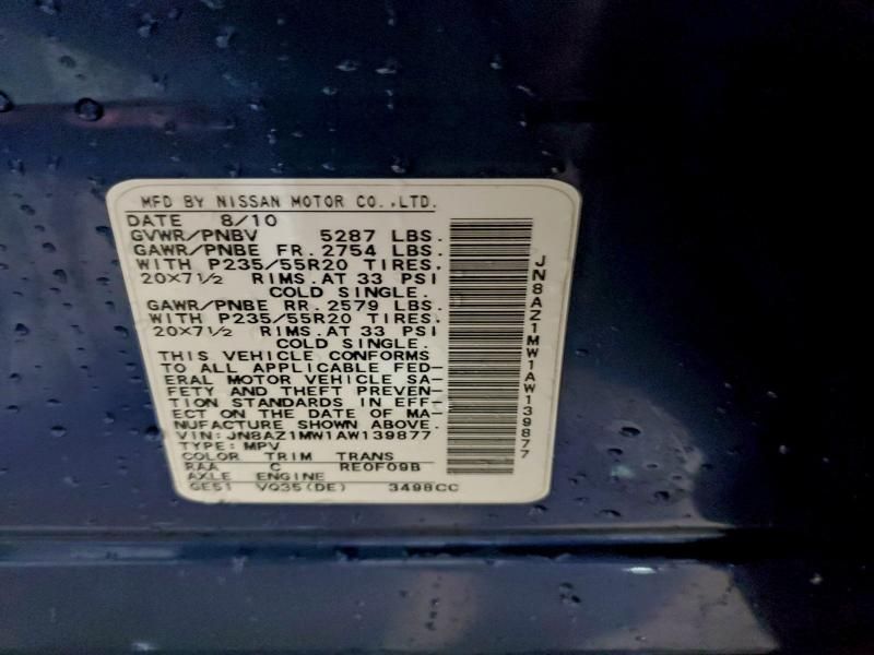 2010 Nissan Murano s