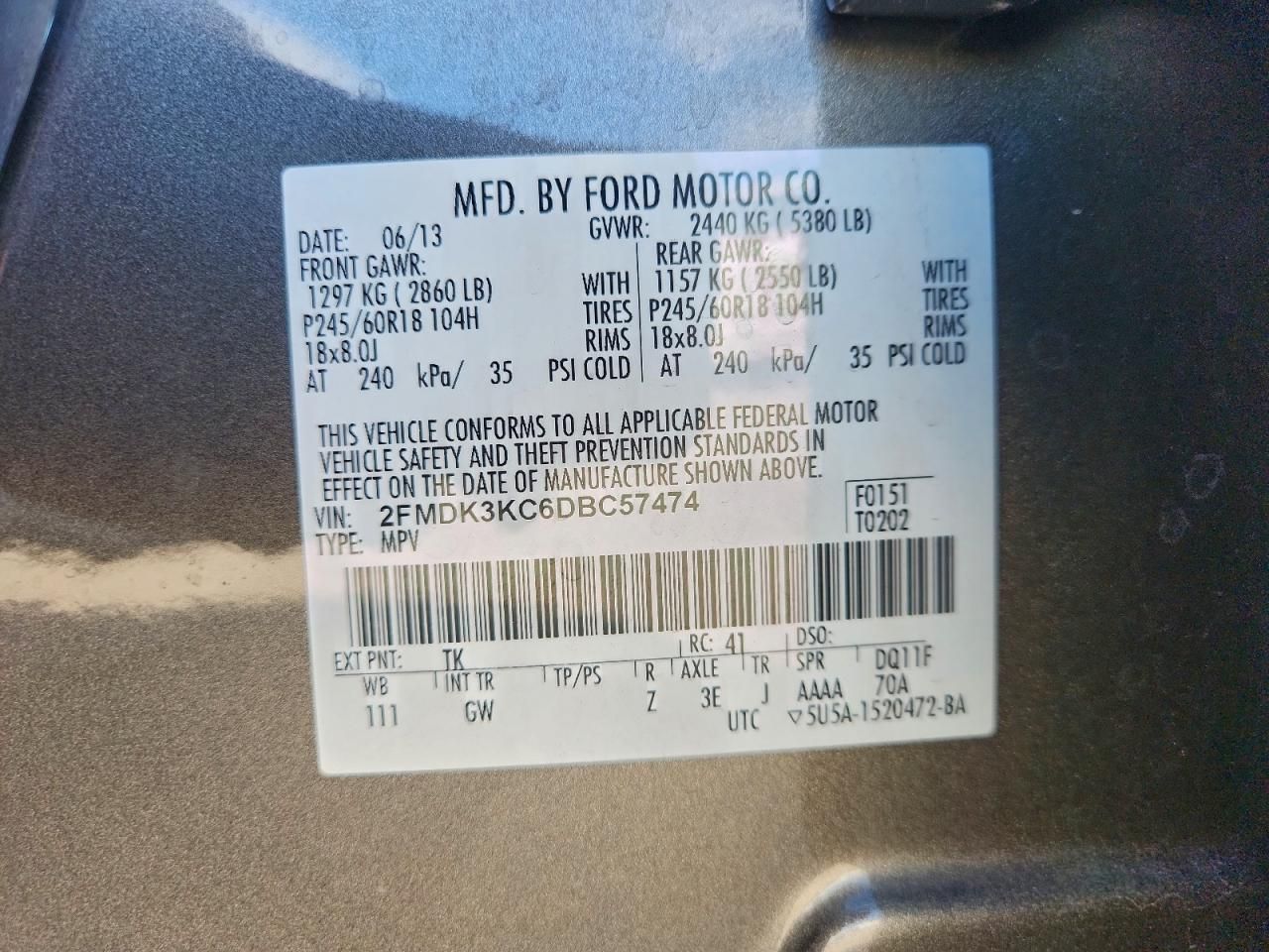 2013 Ford Edge Limited