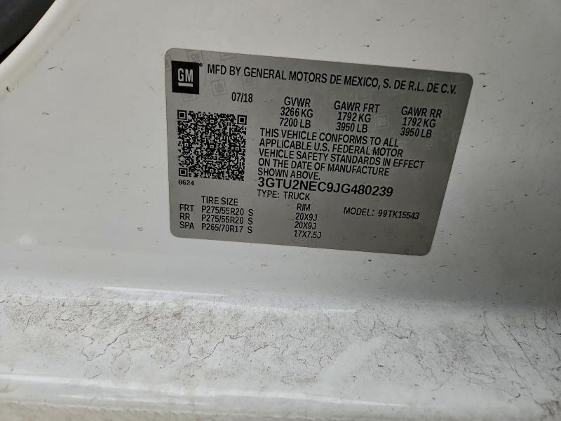 2018 GMC Sierra K1500 slt