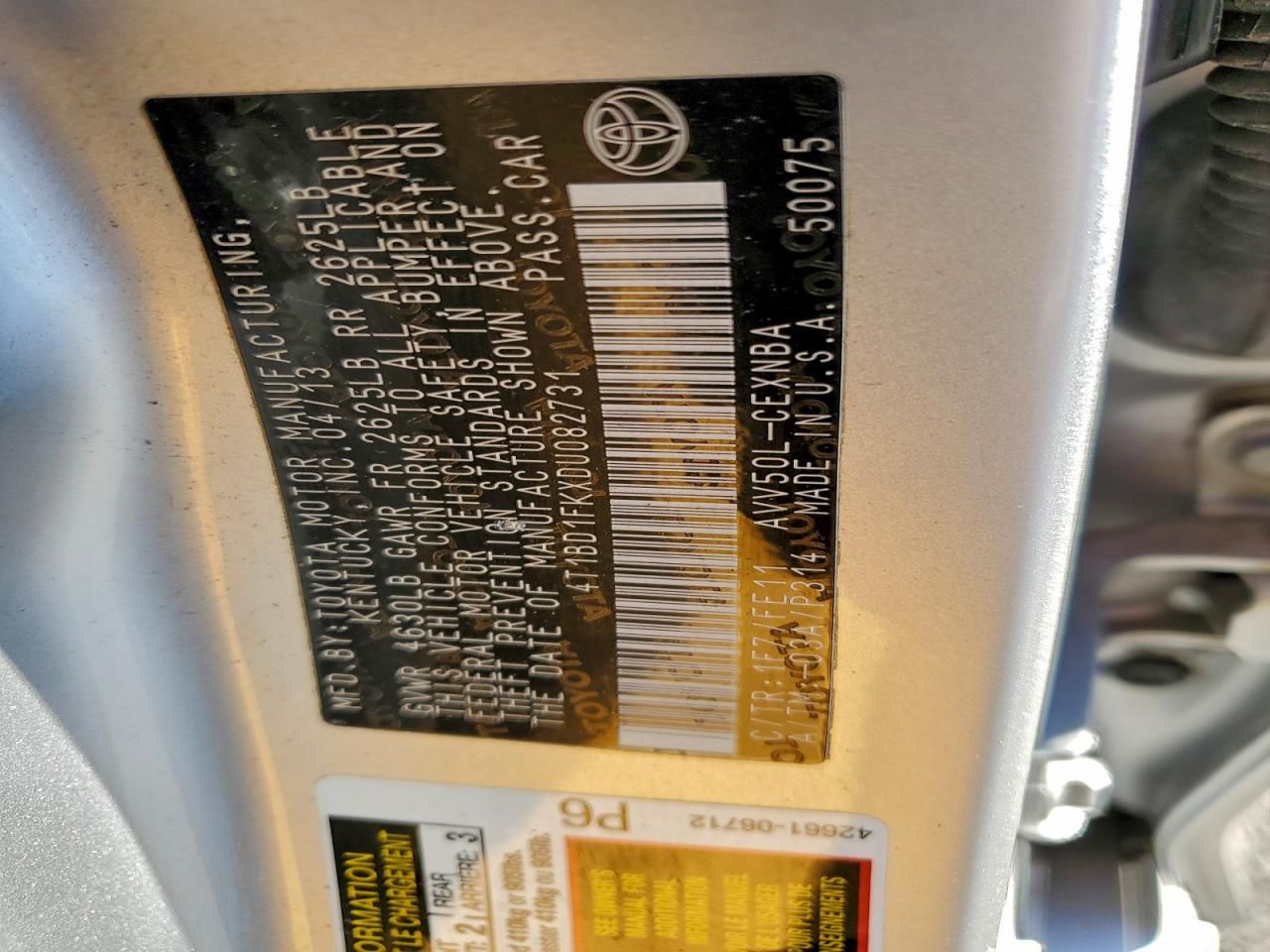 2013 Toyota Camry Hybrid