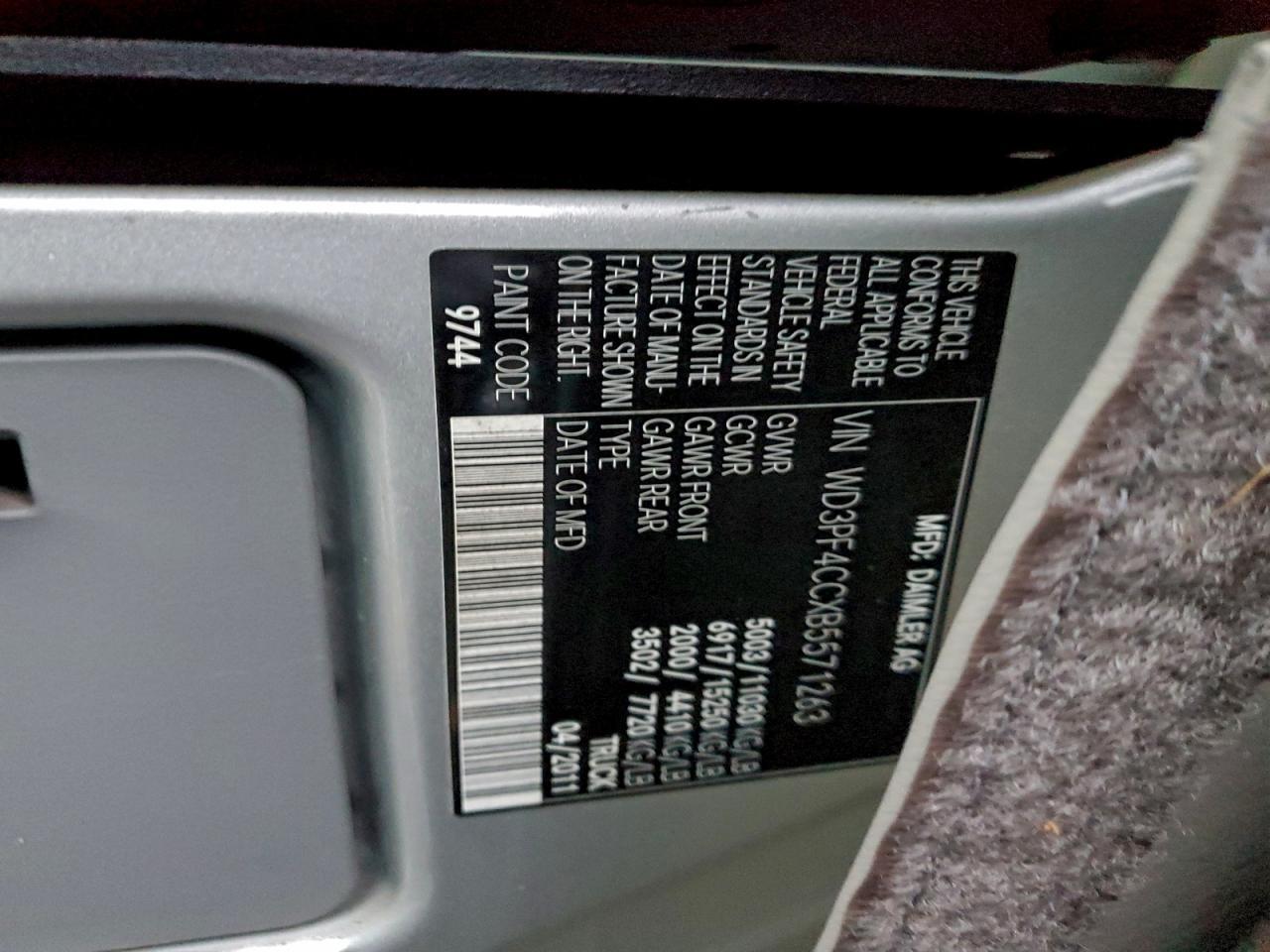 2012 Mercedes-Benz Sprinter 3500
