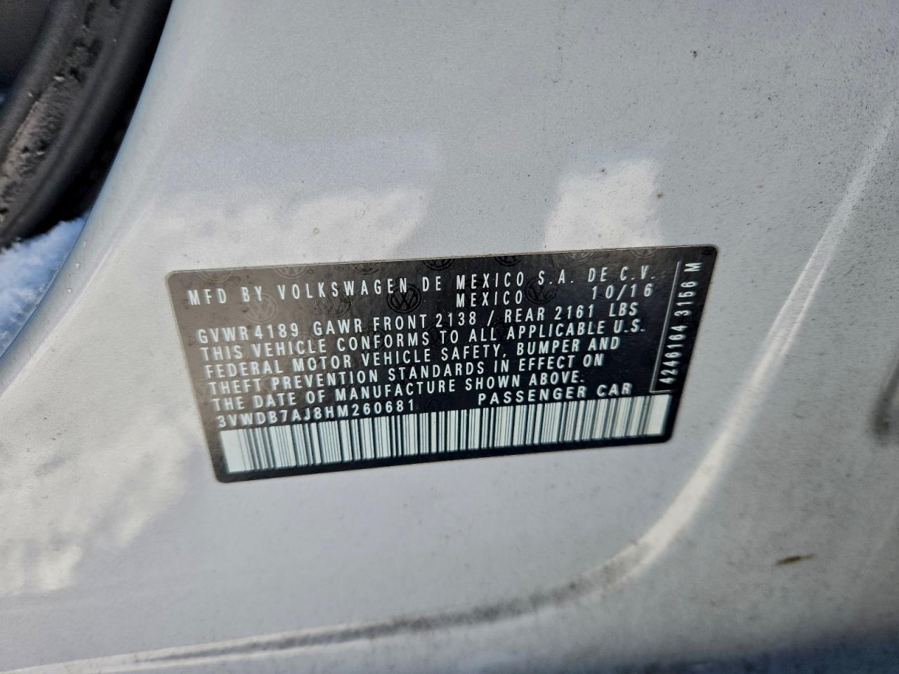 2017 Volkswagen Jetta se