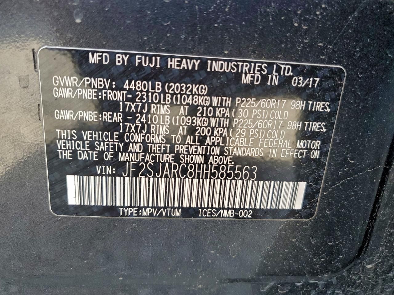 2017 Subaru Forester 2.5i Limited