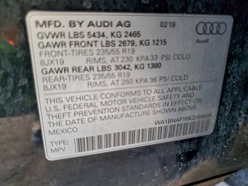 2019 Audi Q5 Premium Plus