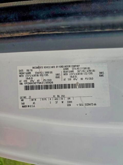 2019 Ford F350 Utility / Service Truck