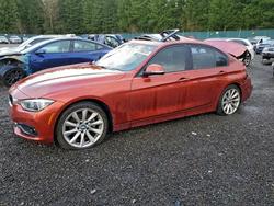 Salvage cars for sale from Copart Spanaway, WA: 2018 BMW 320 xi
