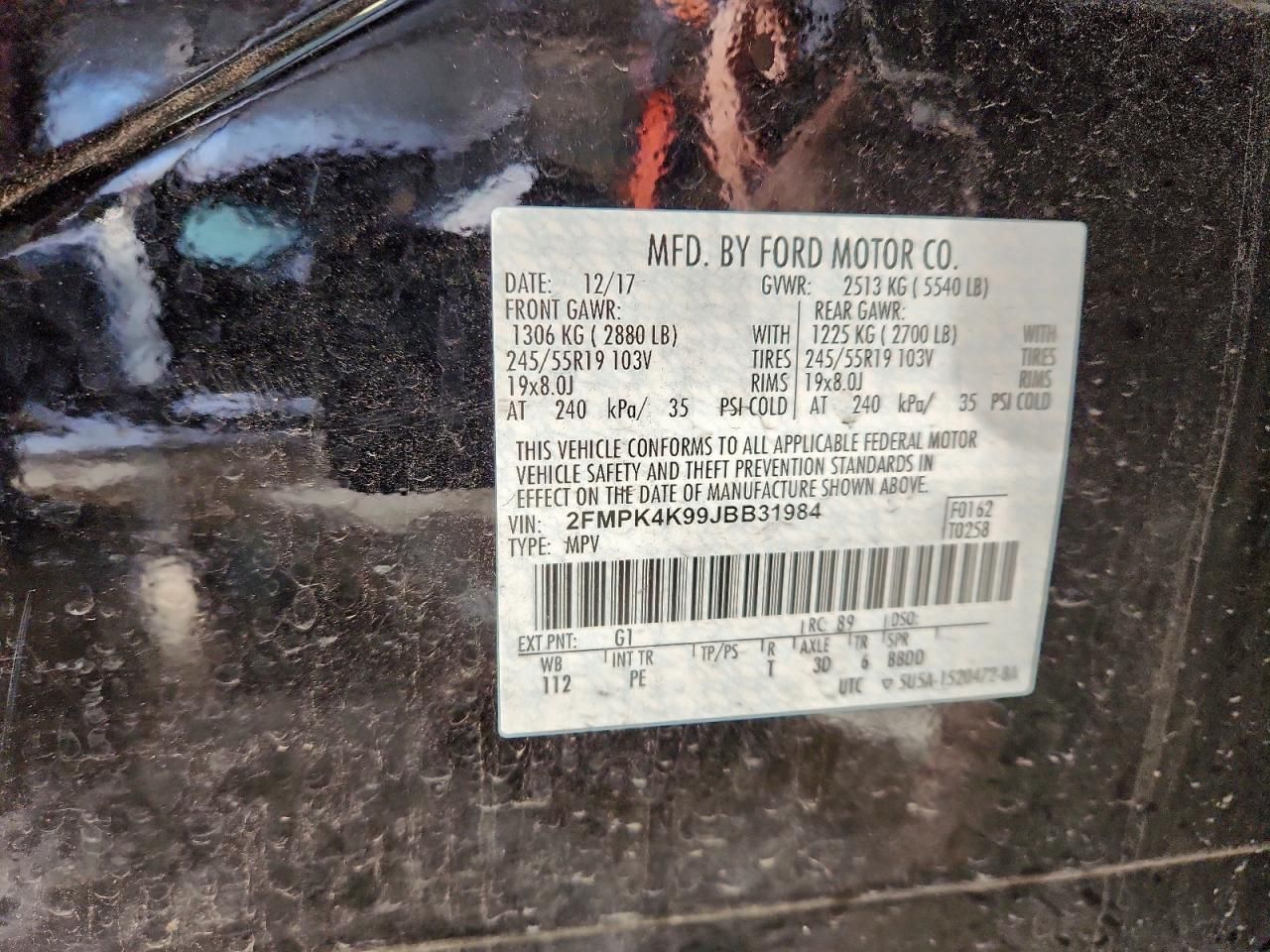 2018 Ford Edge Titanium