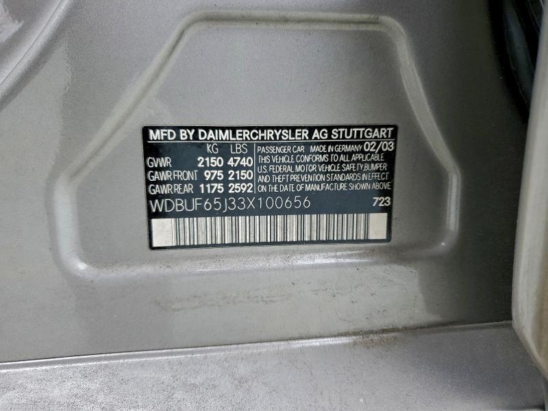 2003 Mercedes-Benz E 320