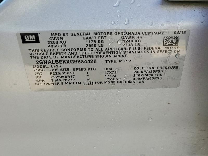 2016 Chevrolet Equinox ls