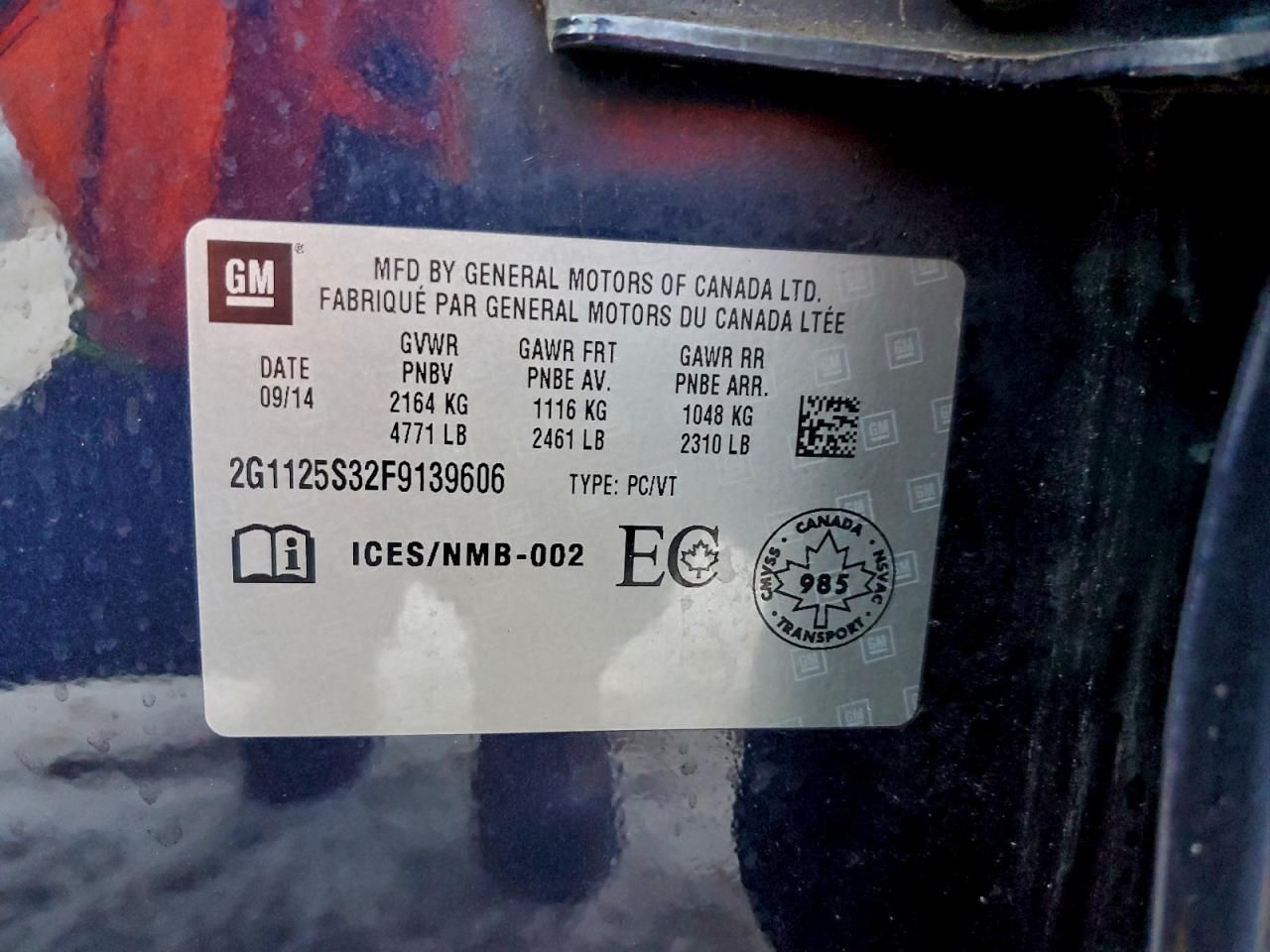 2015 Chevrolet Impala lt