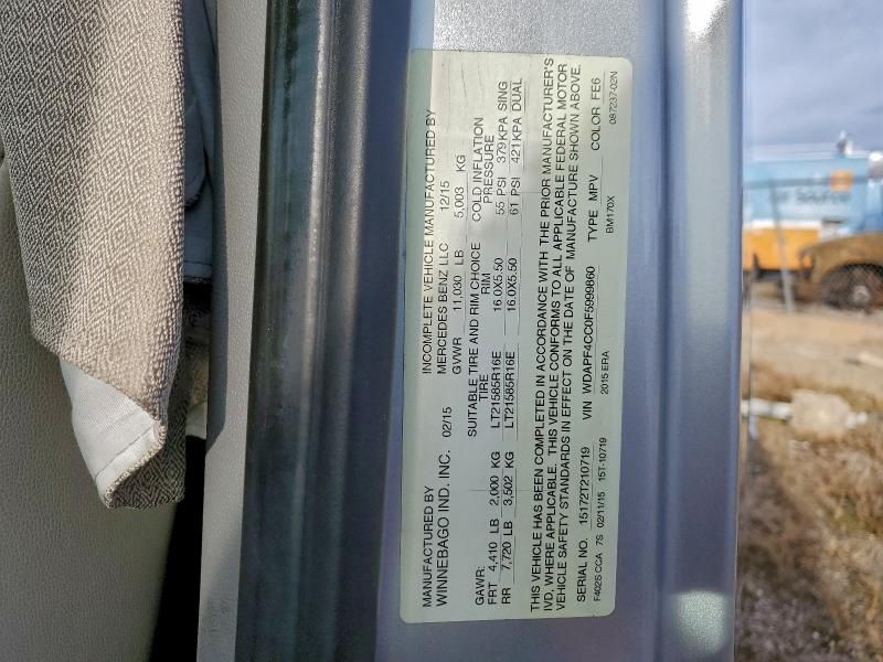 2015 Mercedes-Benz Sprinter 3500