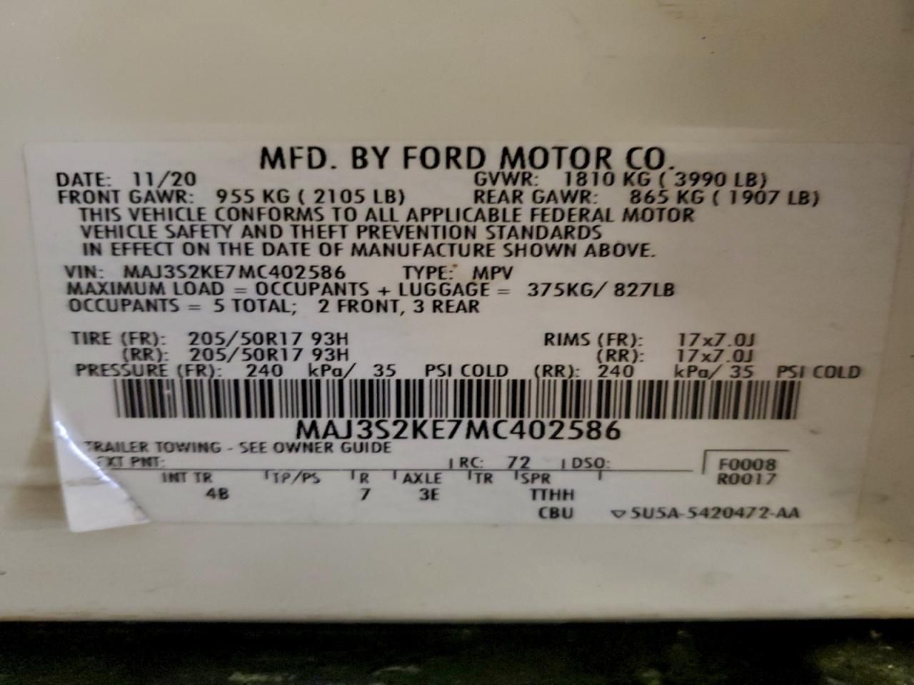 2021 Ford Ecosport Titanium