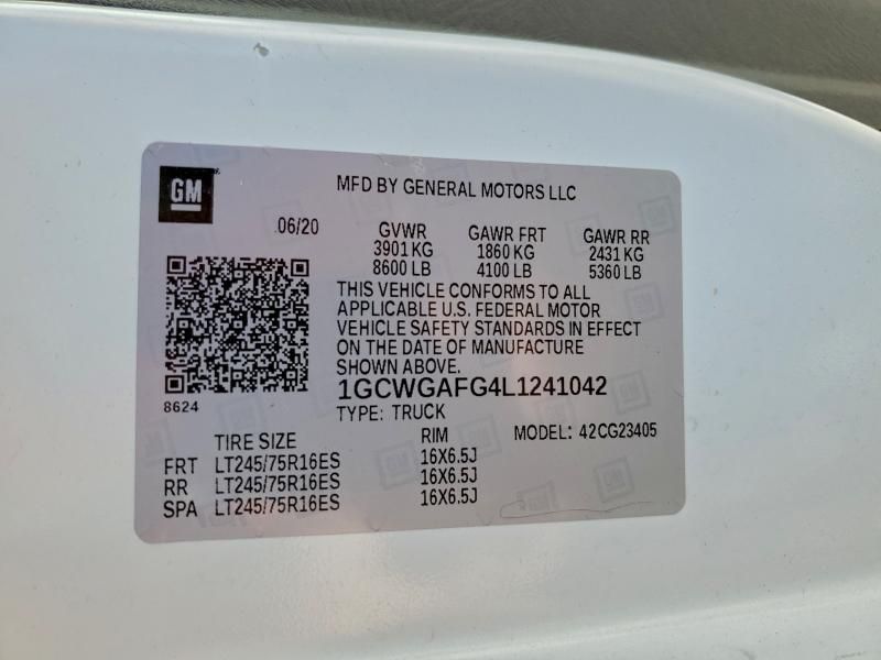 2020 Chevrolet Express G2500