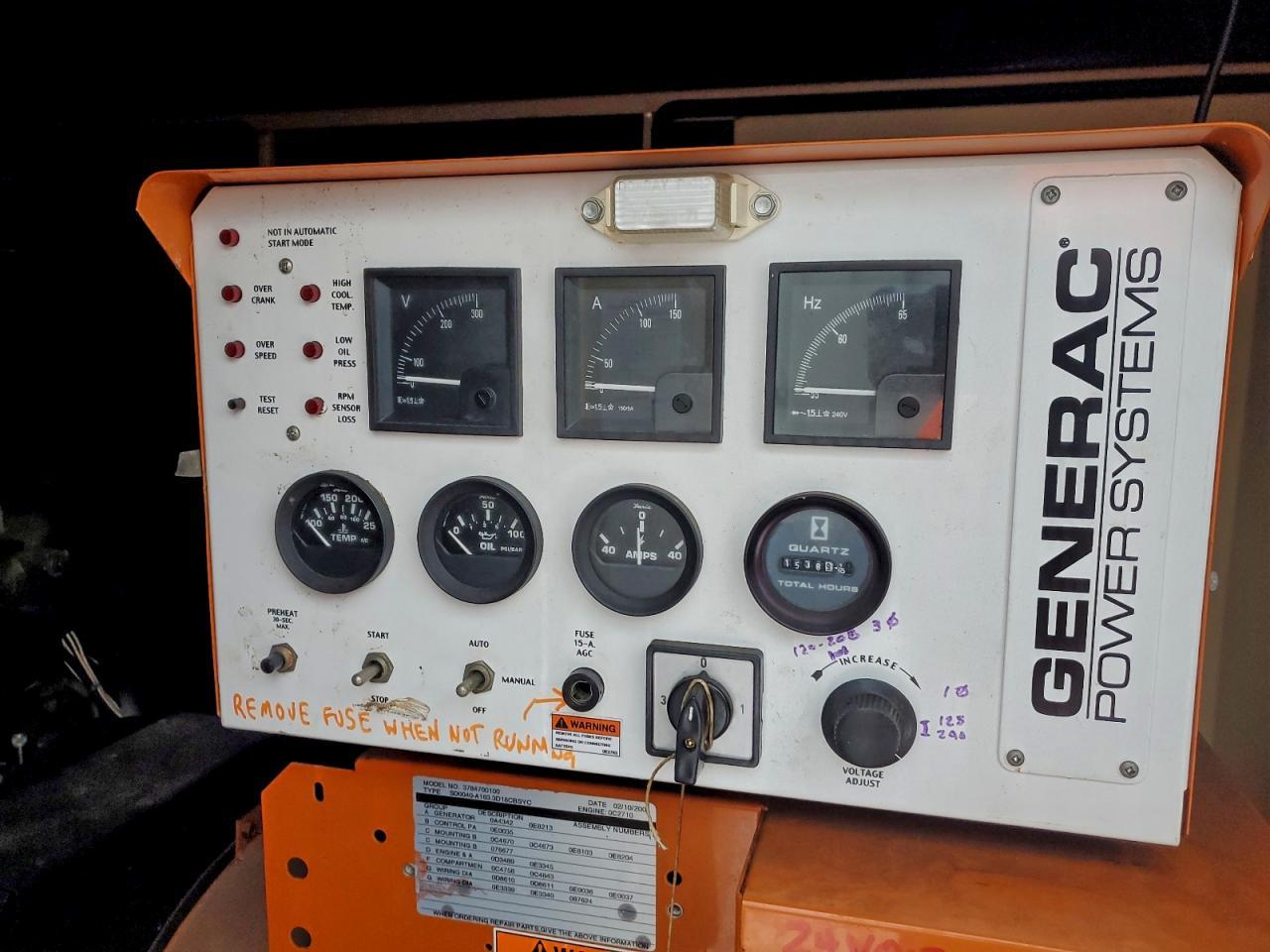2004 Generac OF0166 Generation