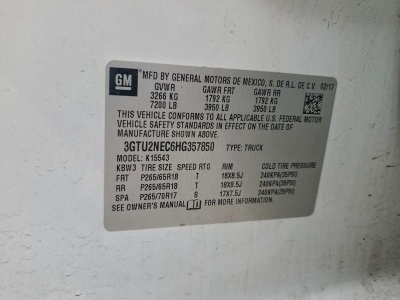 2017 GMC Sierra K1500 slt