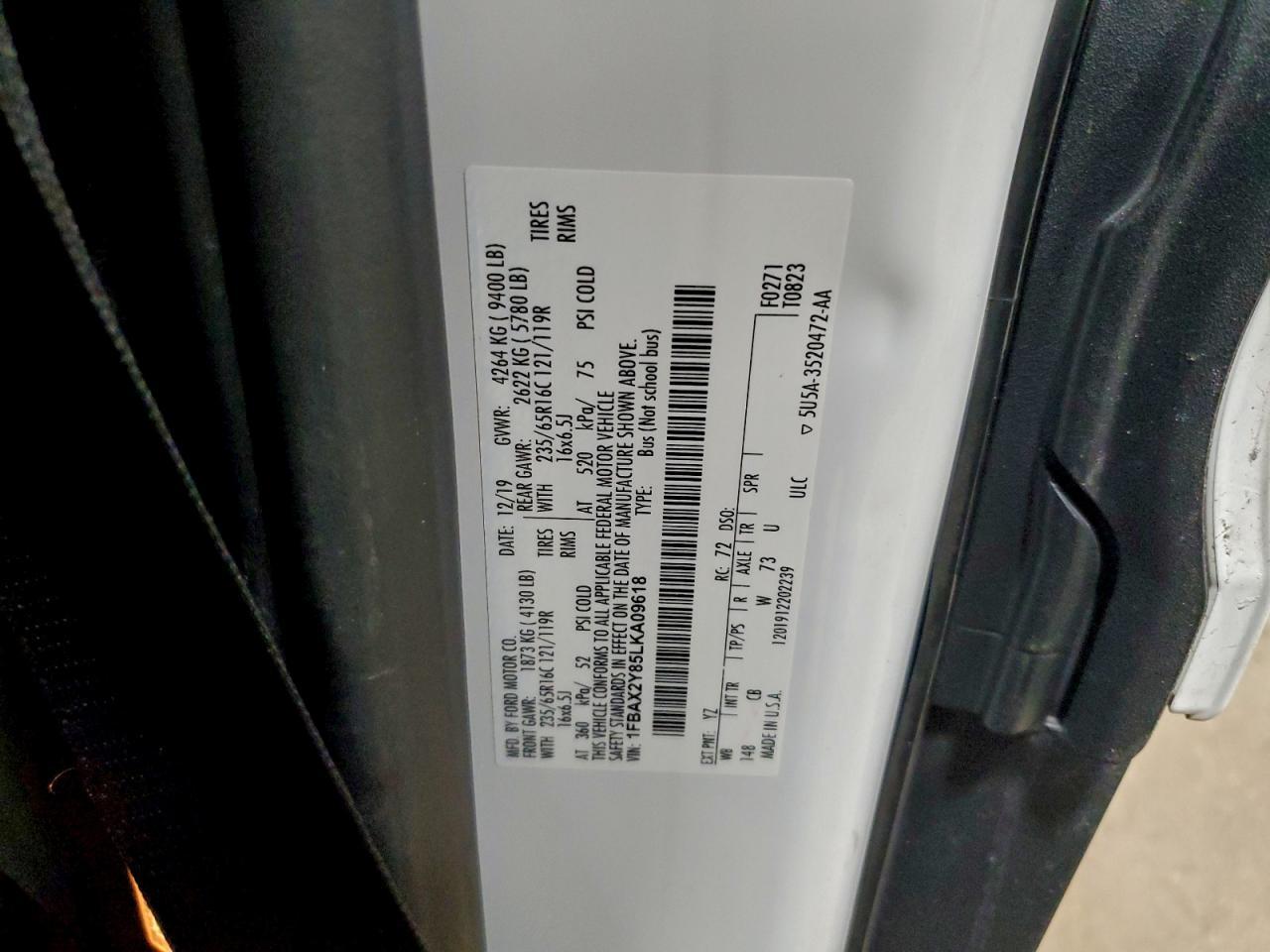 2020 Ford Transit T-350