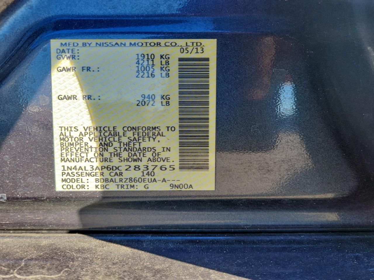 2013 Nissan Altima 2.5