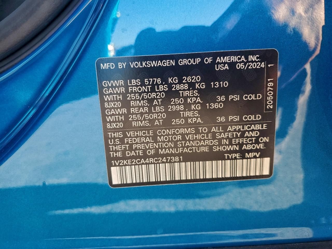 2024 Volkswagen Atlas Cross Sport se