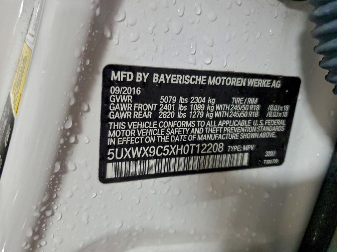 2017 BMW X3 Xdrive28i