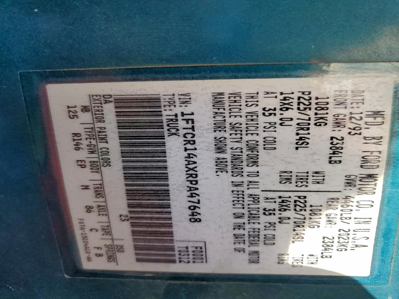 1994 Ford Ranger Super cab