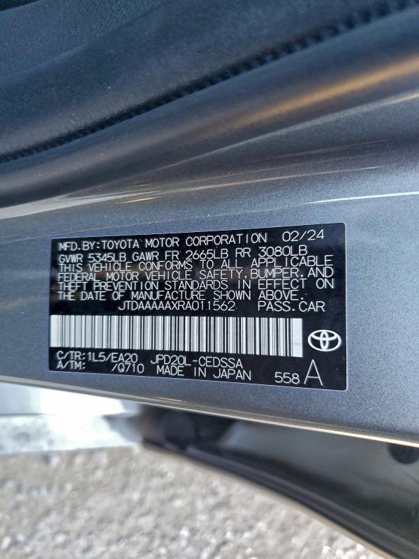 2024 Toyota Mirai xle