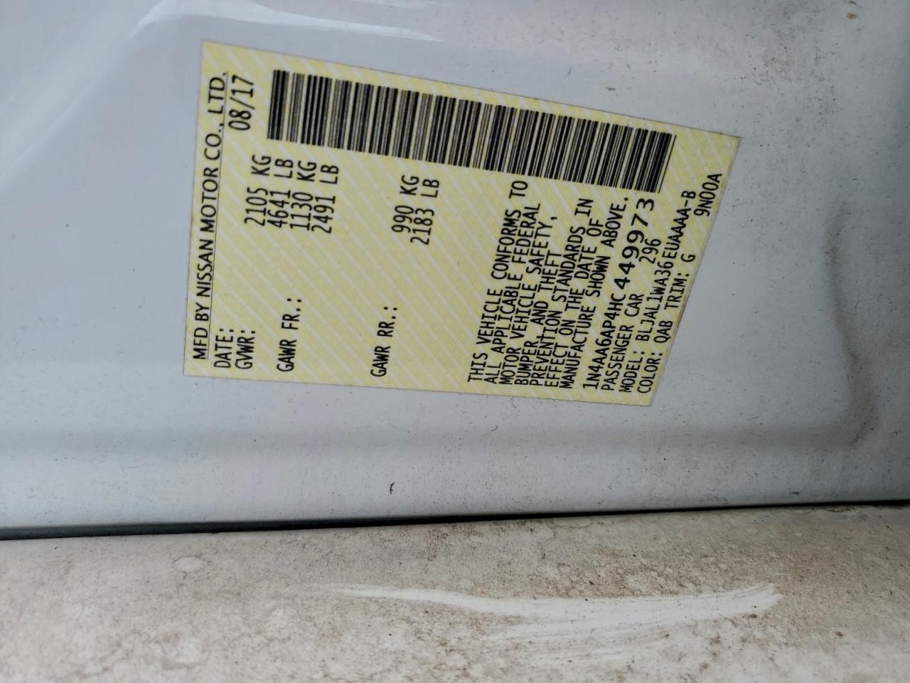 2017 Nissan Maxima 3.5s