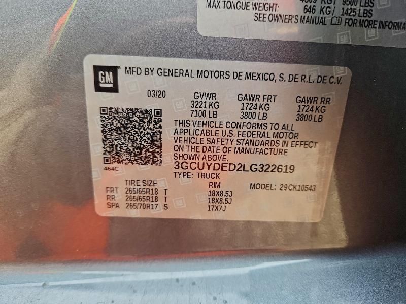 2020 Chevrolet Silverado K1500 lt