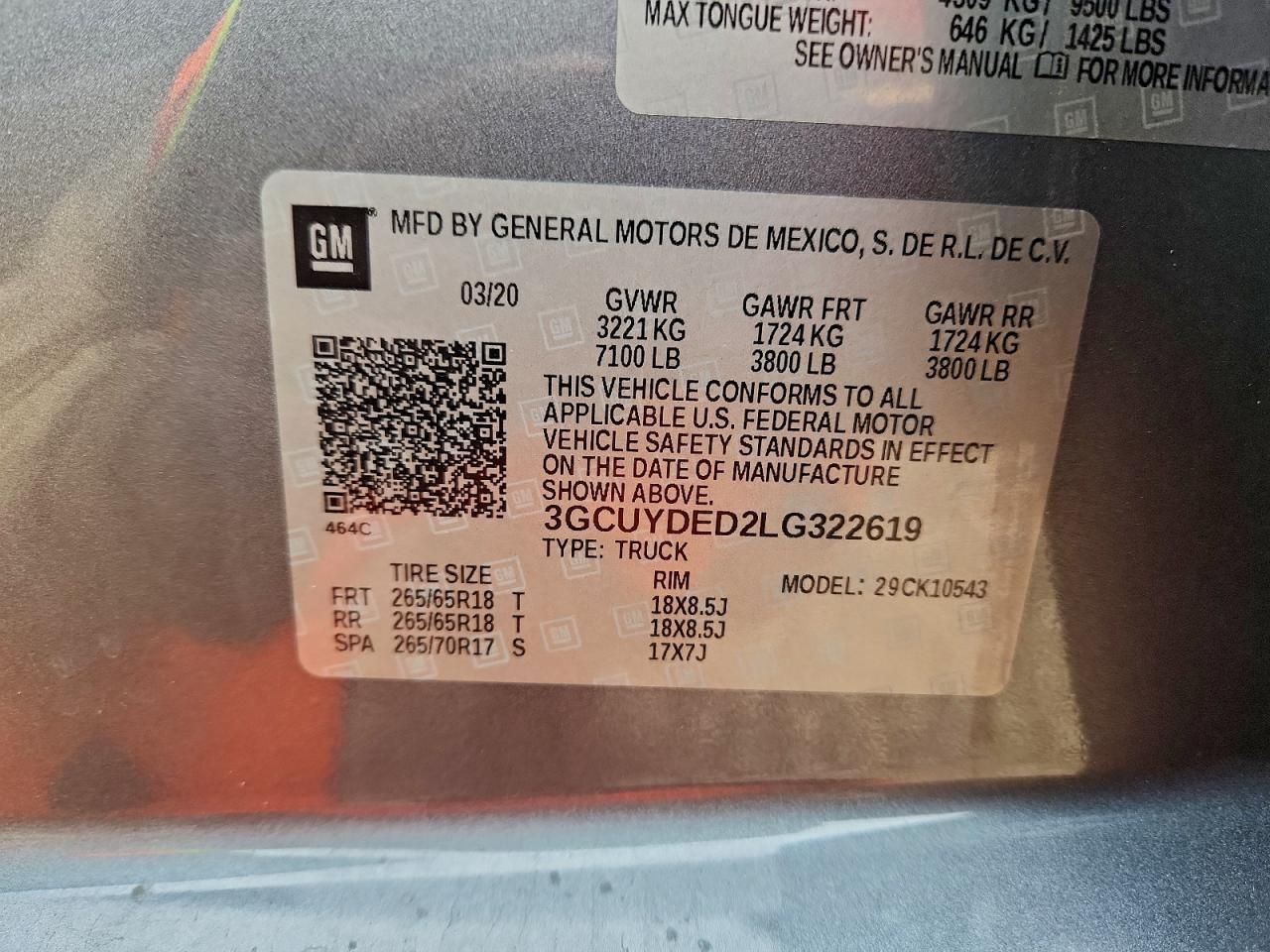 2020 Chevrolet Silverado K1500 lt