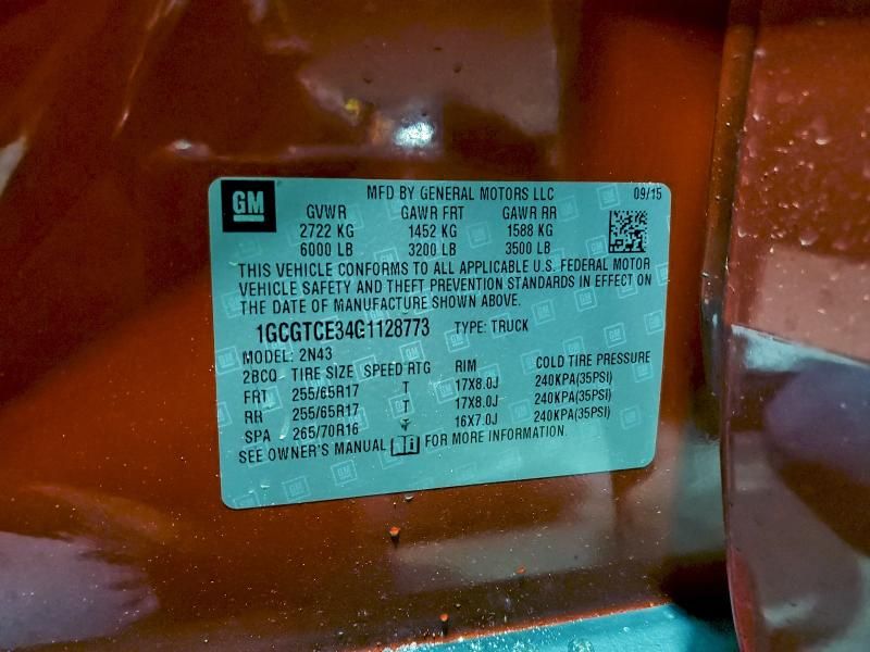 2016 Chevrolet Colorado lt