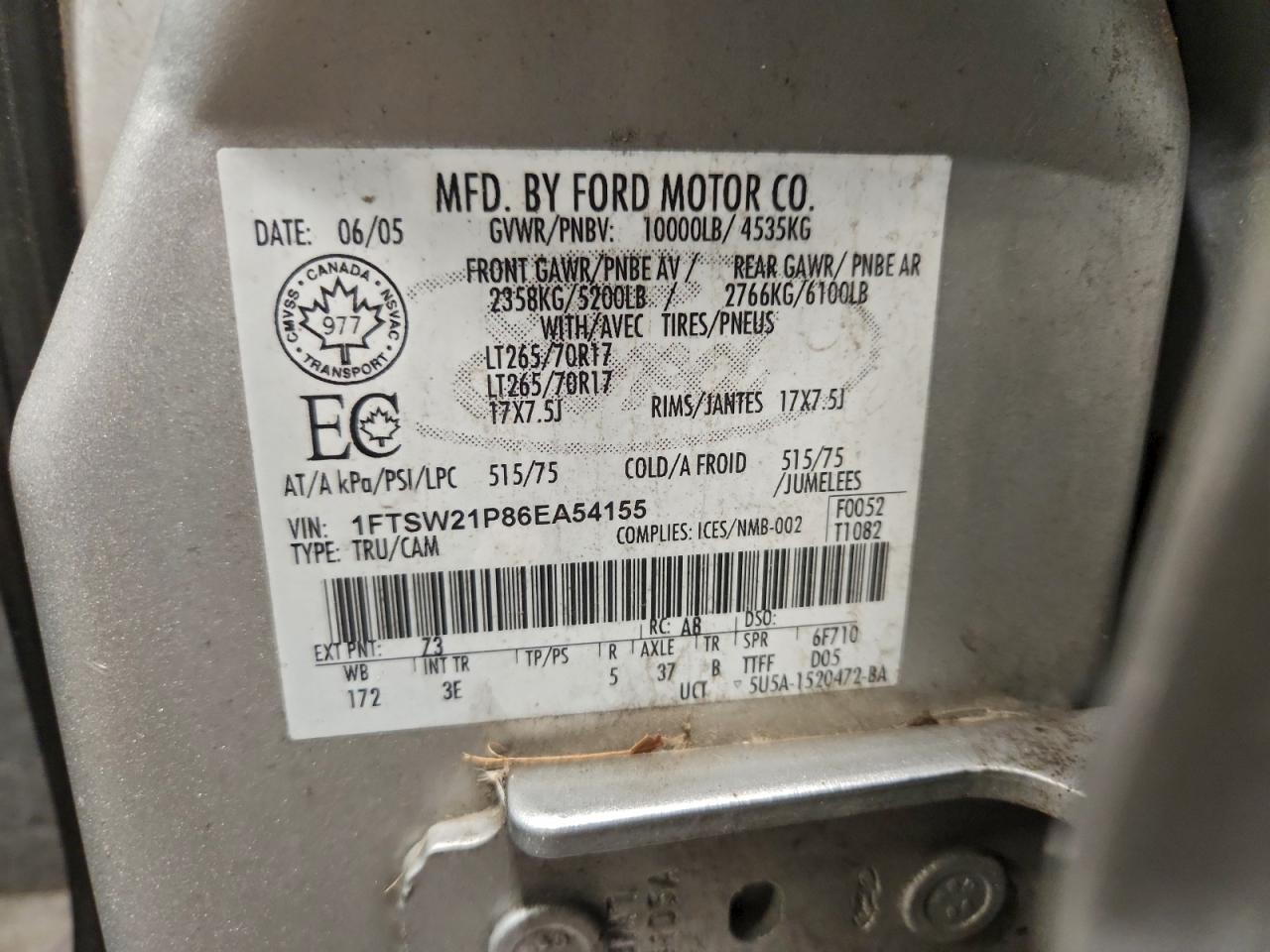 2006 Ford F250 Super Duty