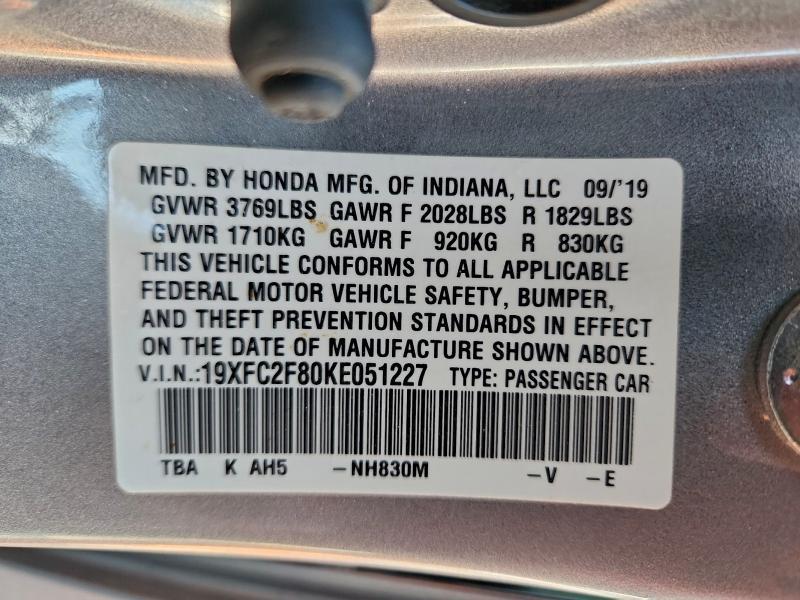 2019 Honda Civic Sport