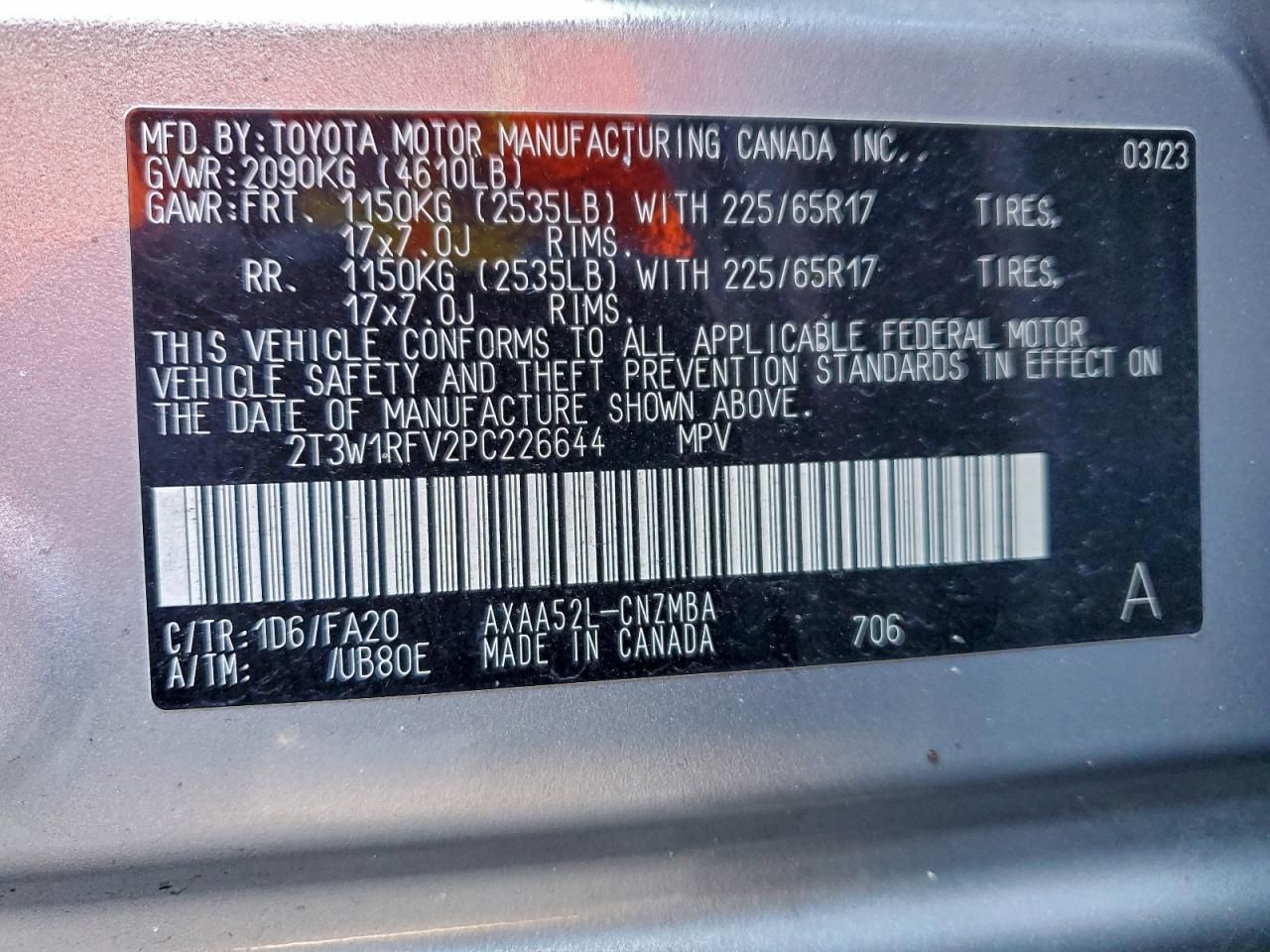 2023 Toyota Rav4 xle