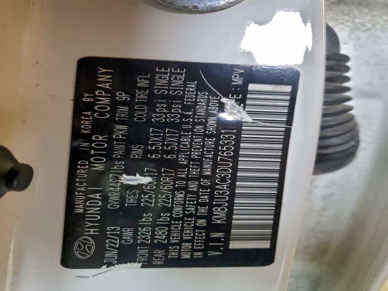 2013 Hyundai Tucson gls