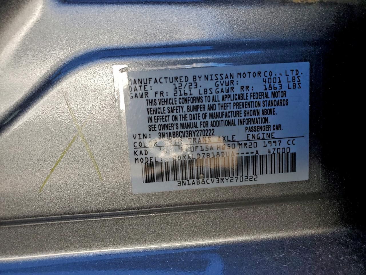 2024 Nissan Sentra sv