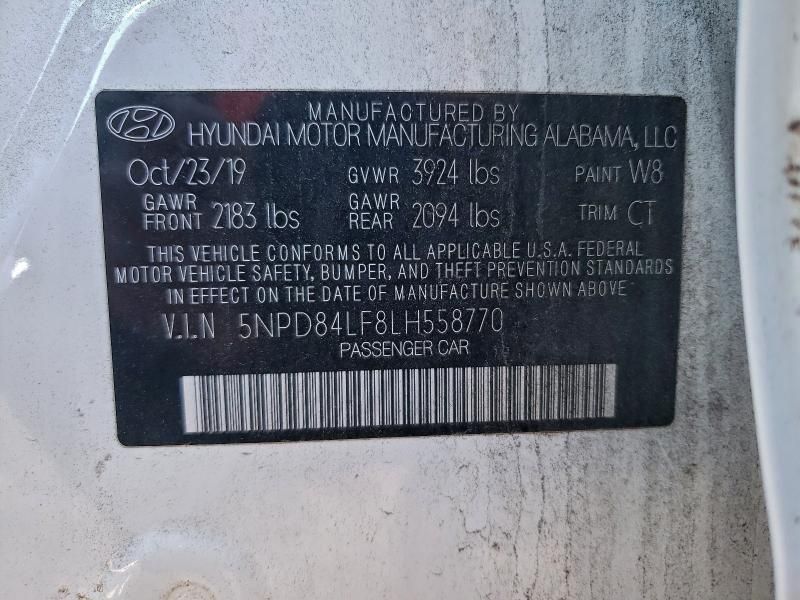 2020 Hyundai Elantra sel