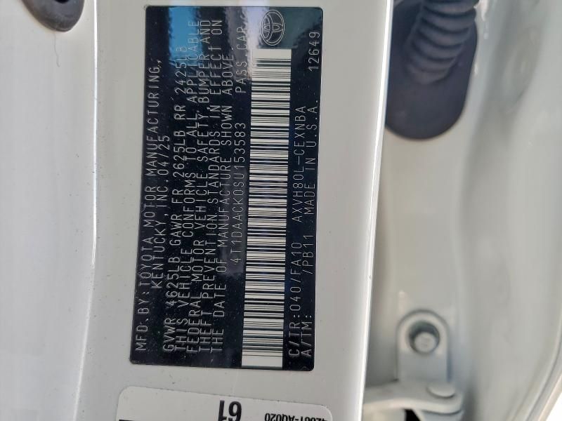 2025 Toyota Camry xse