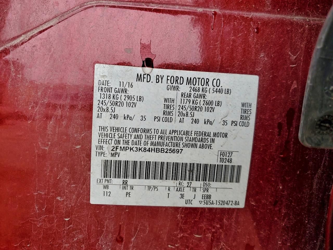 2017 Ford Edge Titanium