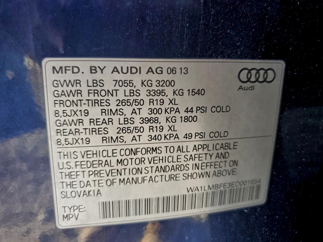 2014 Audi Q7 Premium Plus