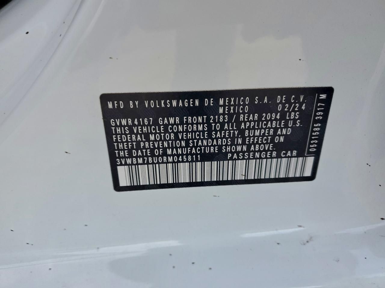 2024 Volkswagen Jetta Sport