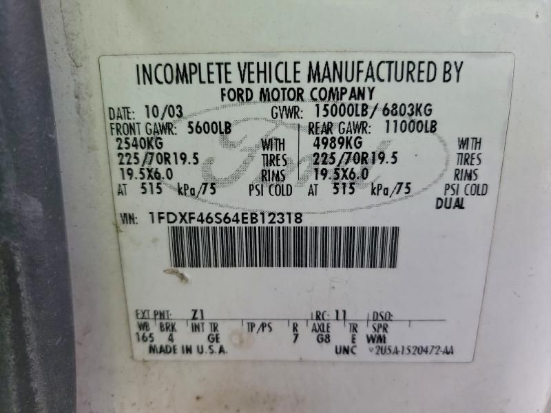 2004 Ford F450 Bucket Truck